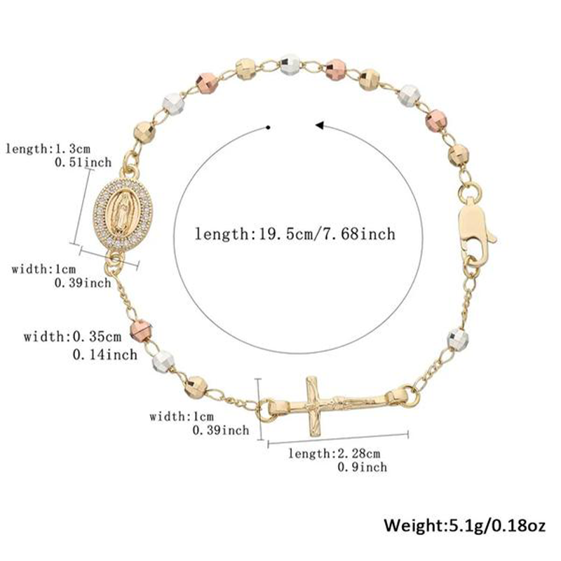 ⏳Limited-time 50% off⏰Elegant Rhinestone Cross Bracelet📿