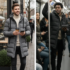 ⏳Limited-time 50% off⏰Men's Mid-Length Hooded Puffer Jacket🧥