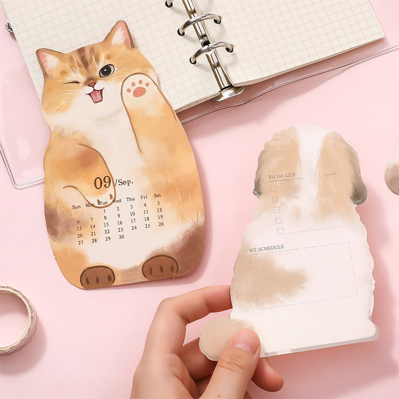 ⏳Limited-time 50% off⏰2026 3D Cats & Dogs Desk Calendar😻📆