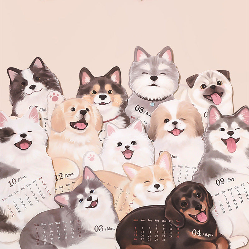 ⏳Limited-time 50% off⏰2026 3D Cats & Dogs Desk Calendar😻📆