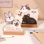 ⏳Limited-time 50% off⏰2026 3D Cats & Dogs Desk Calendar😻📆