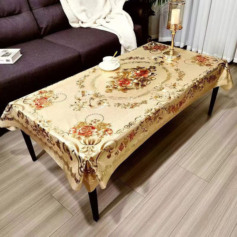 ⏳Limited-time 50% off⏰Multifuntional Waterproof Oilproof Floral Tablecloth🏵️