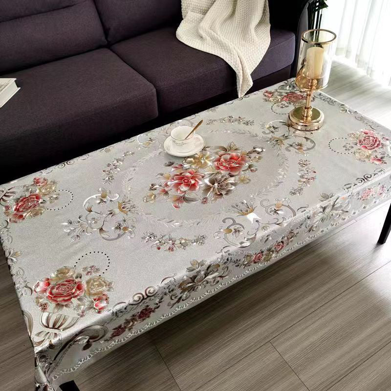 ⏳Limited-time 50% off⏰Multifuntional Waterproof Oilproof Floral Tablecloth🏵️