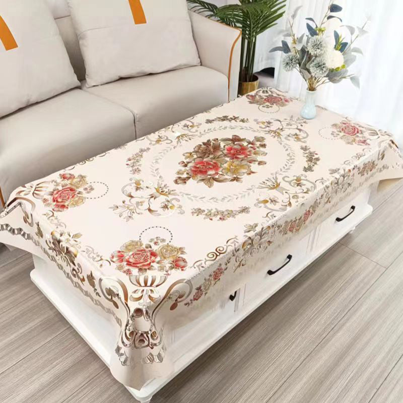 ⏳Limited-time 50% off⏰Multifuntional Waterproof Oilproof Floral Tablecloth🏵️
