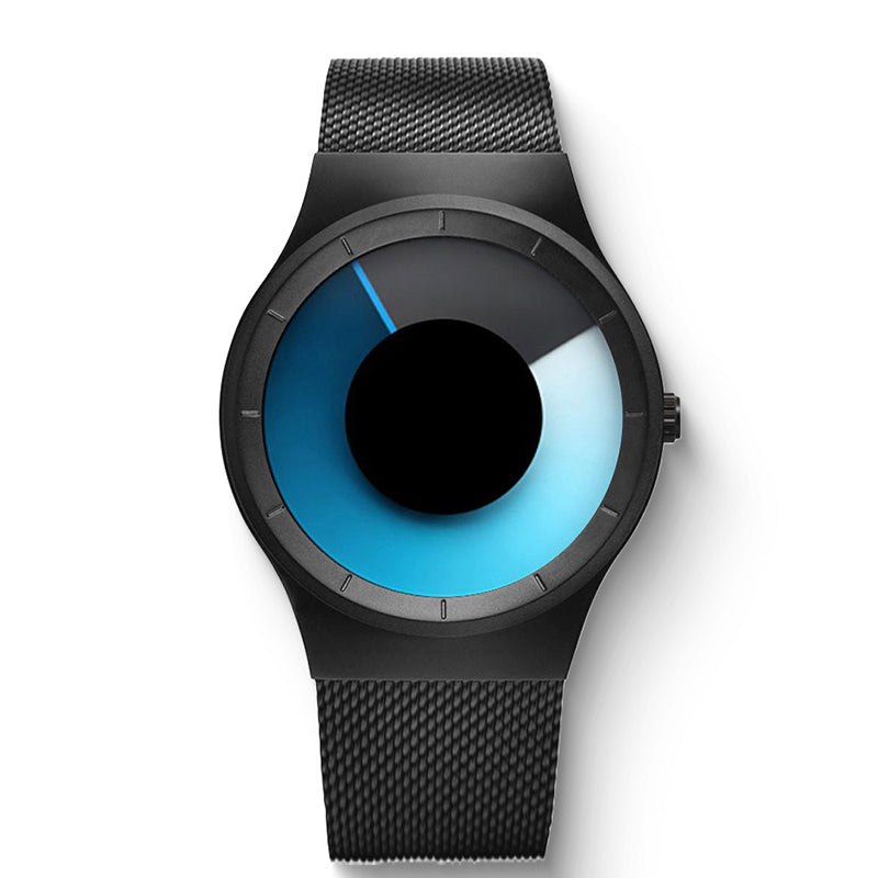 ⏳Limited-time 50% off⏰Men’s Futuristic Minimalist Watch with Creative Rotating Disk Dial⌚