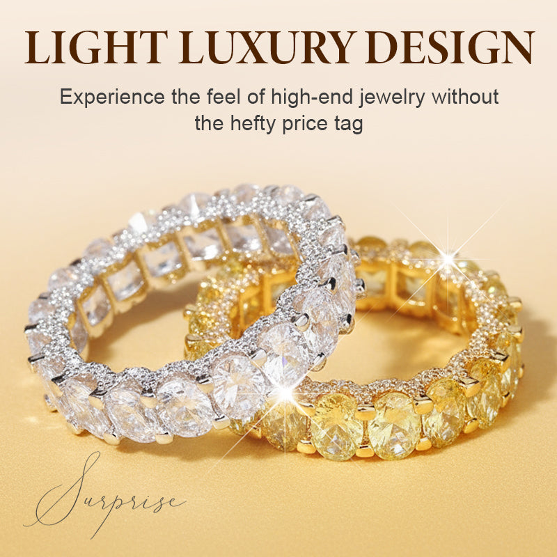 ⏳Limited-time 50% off⏰Full Circle Sparkling Zircon Fashion Ring💍
