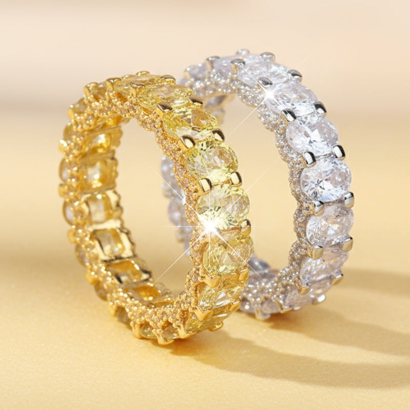 ⏳Limited-time 50% off⏰Full Circle Sparkling Zircon Fashion Ring💍