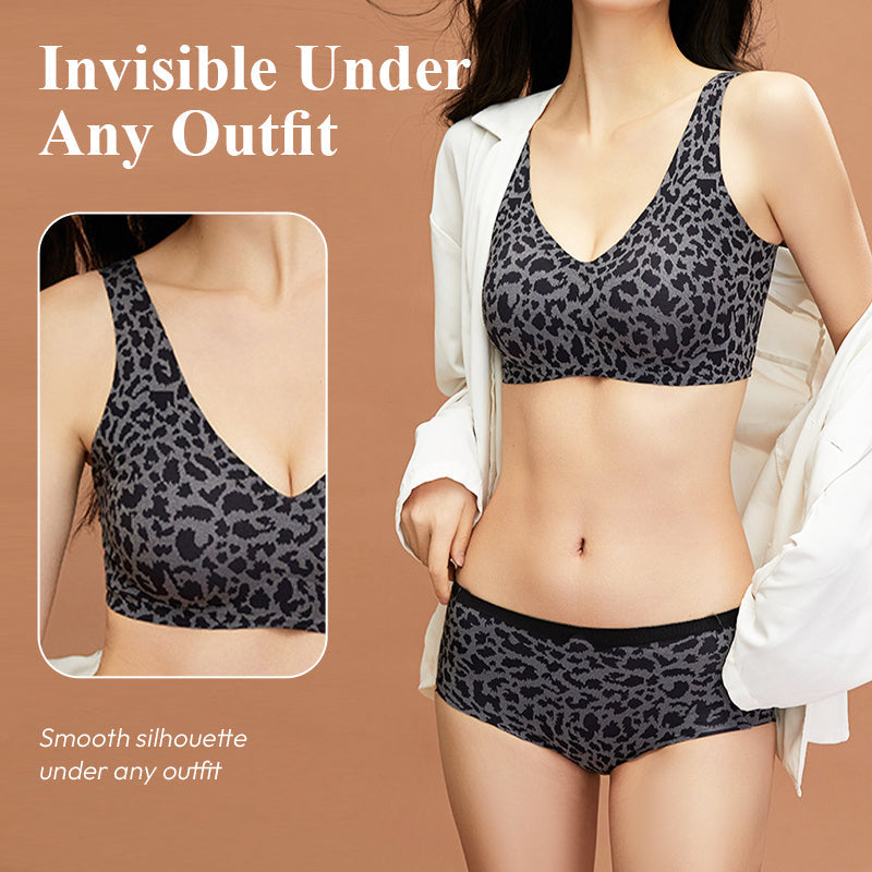 ⏳Limited-time 50% off⏰Stylish Leopard Pattern Breathable Everyday Bra👙