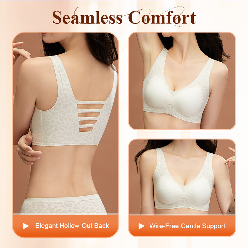 ⏳Limited-time 50% off⏰Stylish Leopard Pattern Breathable Everyday Bra👙