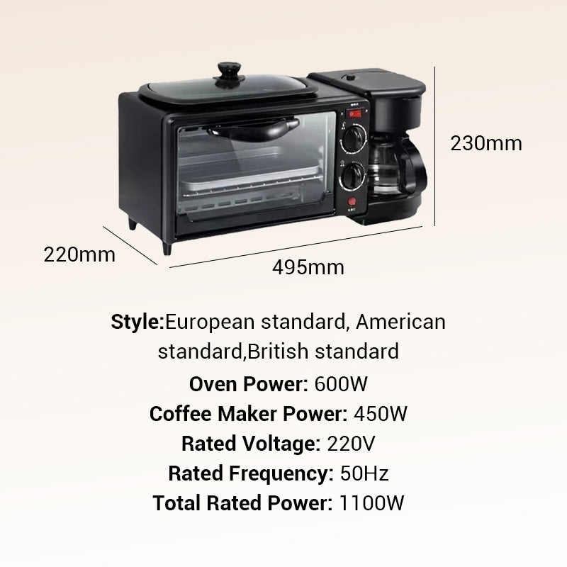 ⏳Limited-time 50% off⏰3-in-1 Electric Breakfast Station🍞☕🍳