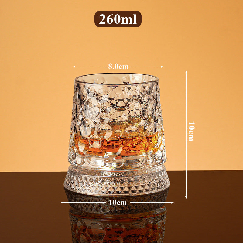 ⏳Limited-time 50% off⏰360° Rotating Whiskey Glass Tumbler🍺