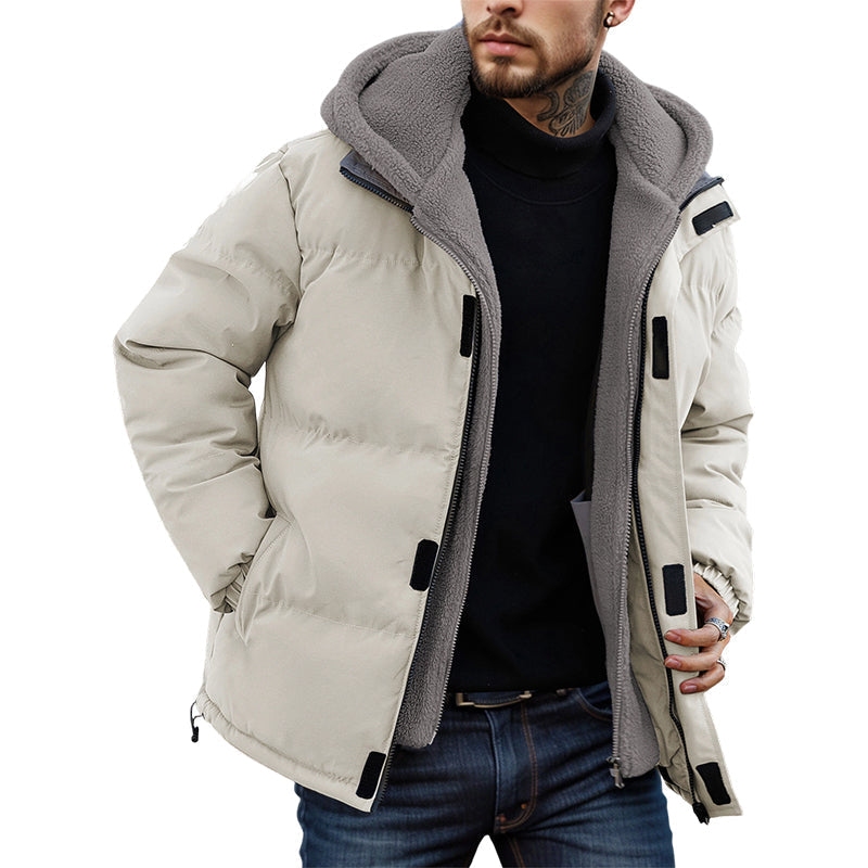 ⏳Limited-time 50% off⏰Men’s Cold-Resistant Windproof Thermal-Lined Hooded Coat 🪶🧥