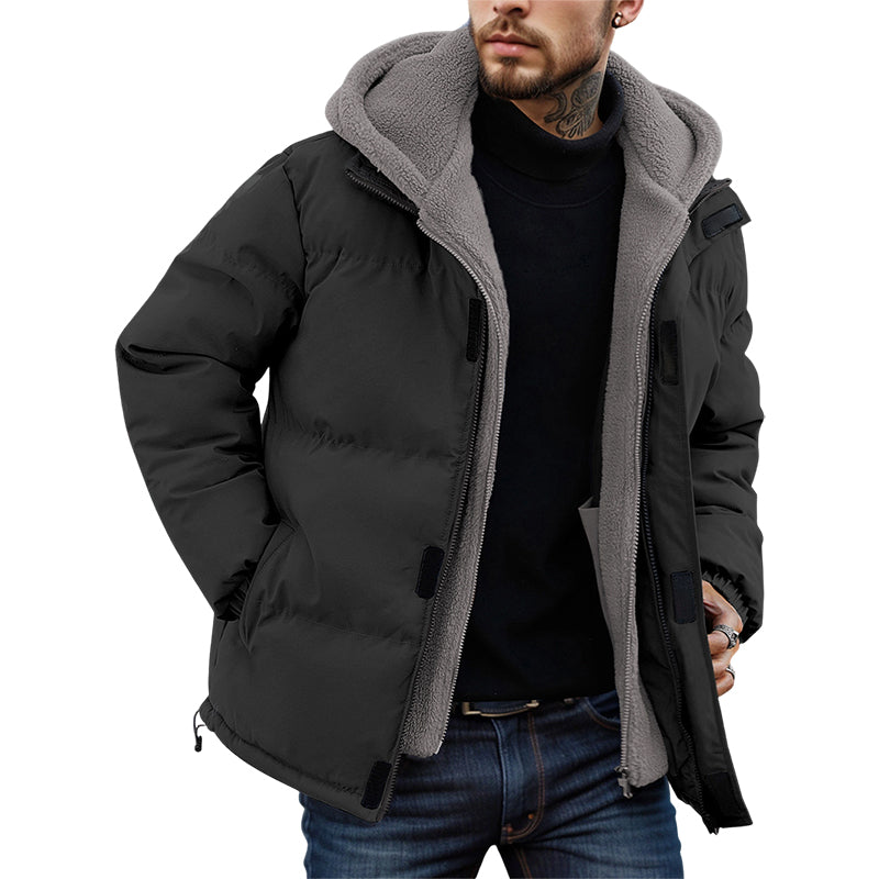 ⏳Limited-time 50% off⏰Men’s Cold-Resistant Windproof Thermal-Lined Hooded Coat 🪶🧥