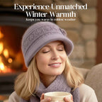 Stylish 2-piece setWomen's Hat Scarf Winter Set👒