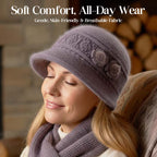 Stylish 2-piece setWomen's Hat Scarf Winter Set👒