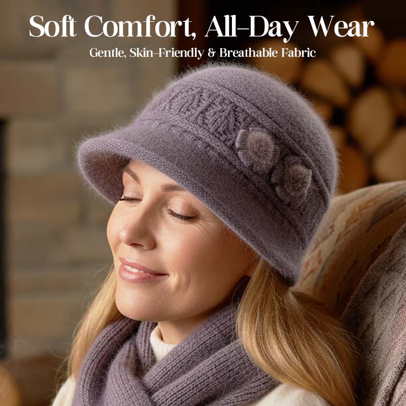 Stylish 2-piece setWomen's Hat Scarf Winter Set👒