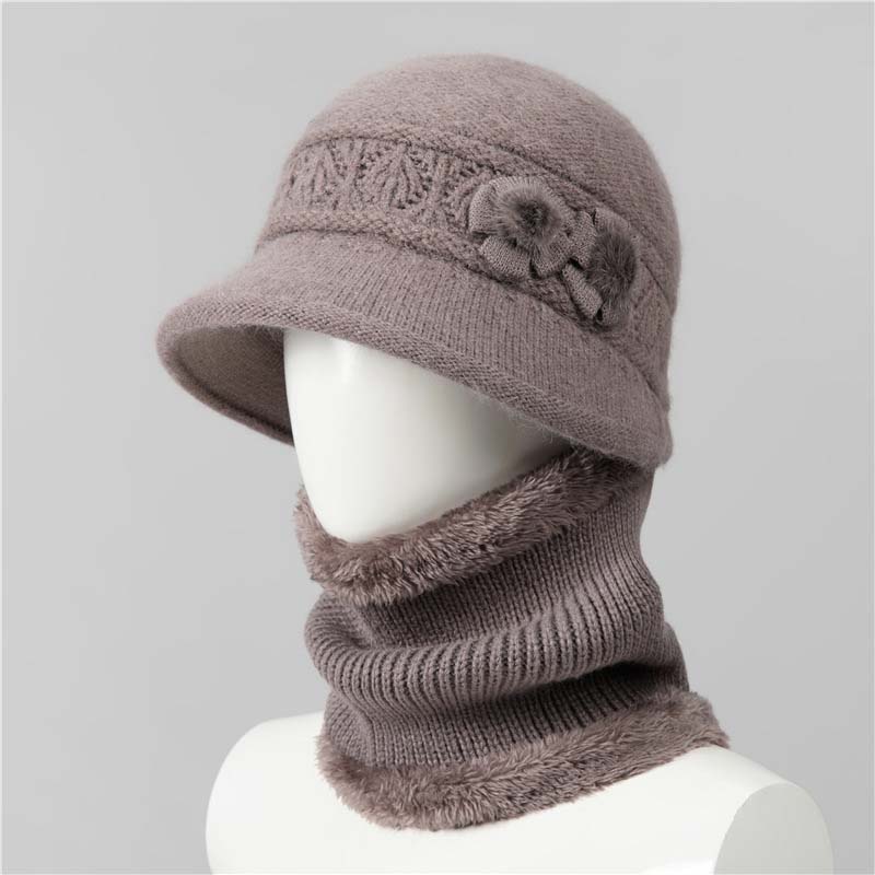 Stylish 2-piece setWomen's Hat Scarf Winter Set👒