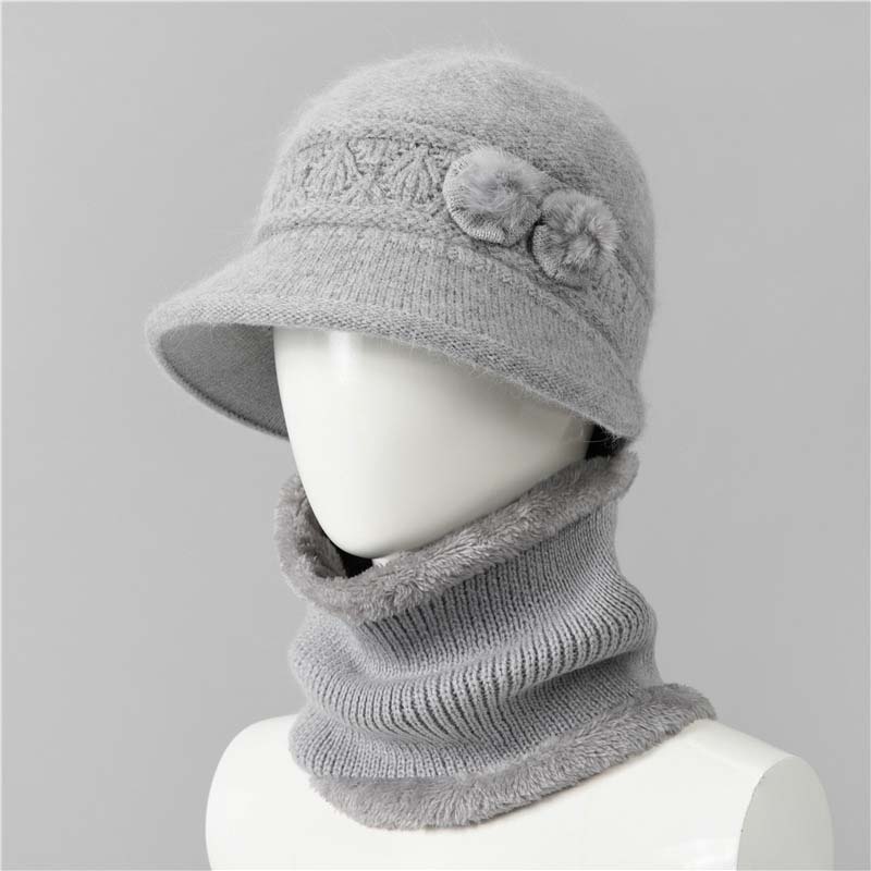Stylish 2-piece setWomen's Hat Scarf Winter Set👒