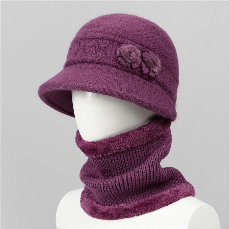 Stylish 2-piece setWomen's Hat Scarf Winter Set👒