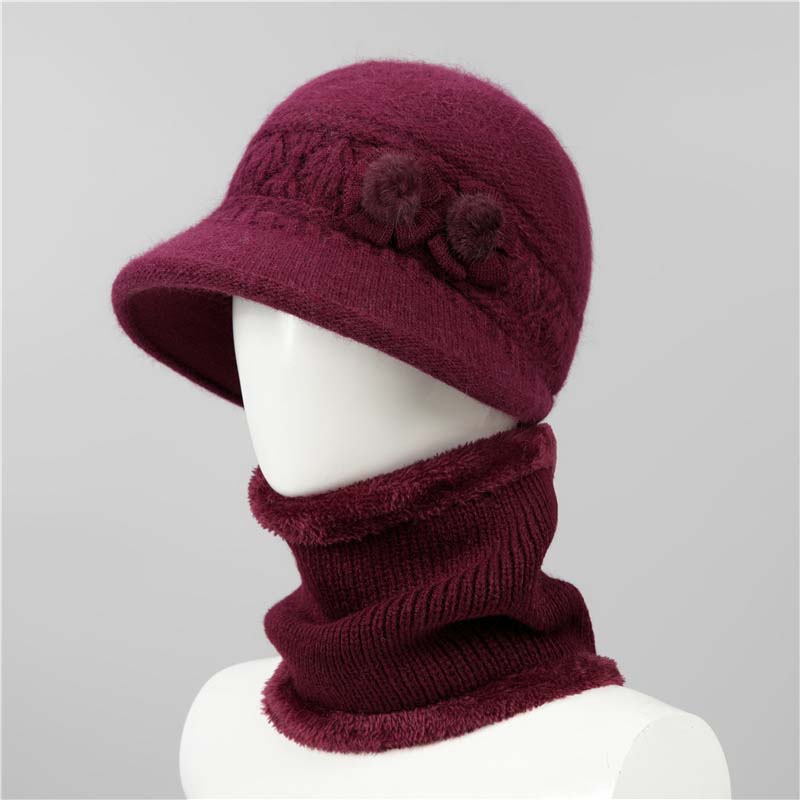 Stylish 2-piece setWomen's Hat Scarf Winter Set👒