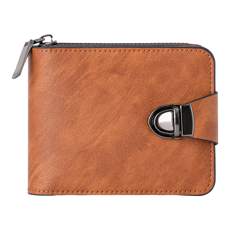 ⏳Limited-time 50% off⏰Men's Compact Vintage Zippered Wallet💰