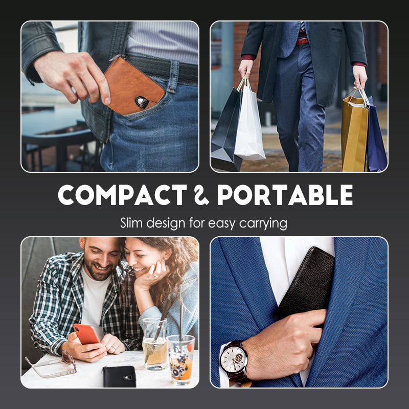 ⏳Limited-time 50% off⏰Men's Compact Vintage Zippered Wallet💰
