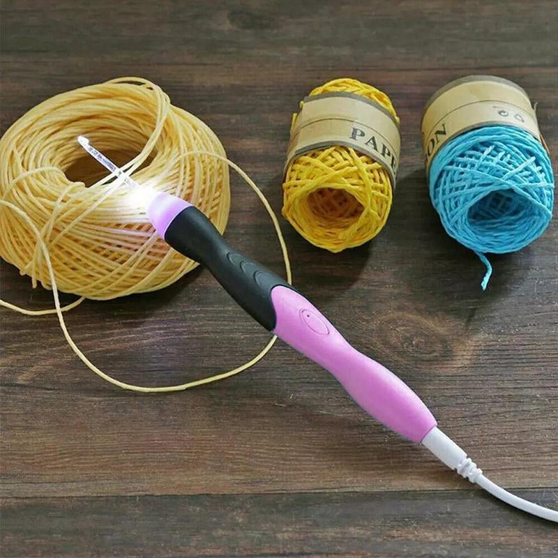 ⏳Limited-time 50% off⏰Crochet hooks with LED light (11 Pcs Set)🪡💡