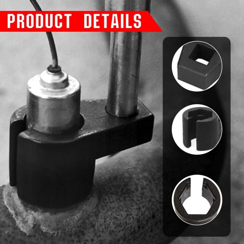⏳Limited-time 50% off⏰Automotive O2 Sensor Offset Socket & Thread Chaser 5 PCS Set🚗🔧