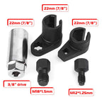 ⏳Limited-time 50% off⏰Automotive O2 Sensor Offset Socket & Thread Chaser 5 PCS Set🚗🔧
