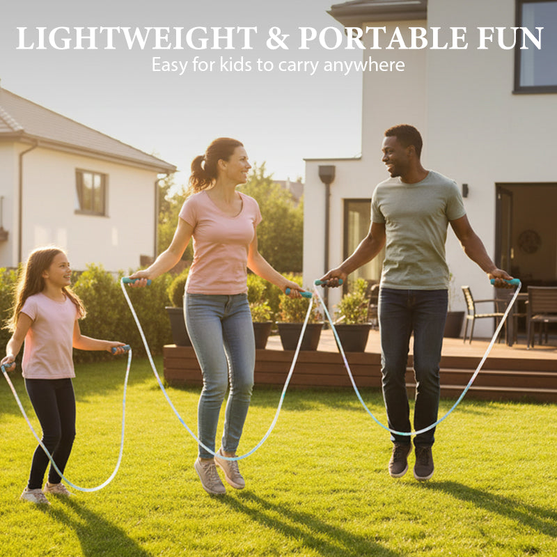 ⏳Limited-time 50% off⏰LED Jump Rope for Kids – Cool Light Show, Adjustable Length & Durable Design for Active Play 🌟