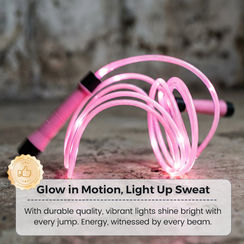 ⏳Limited-time 50% off⏰LED Jump Rope for Kids – Cool Light Show, Adjustable Length & Durable Design for Active Play 🌟
