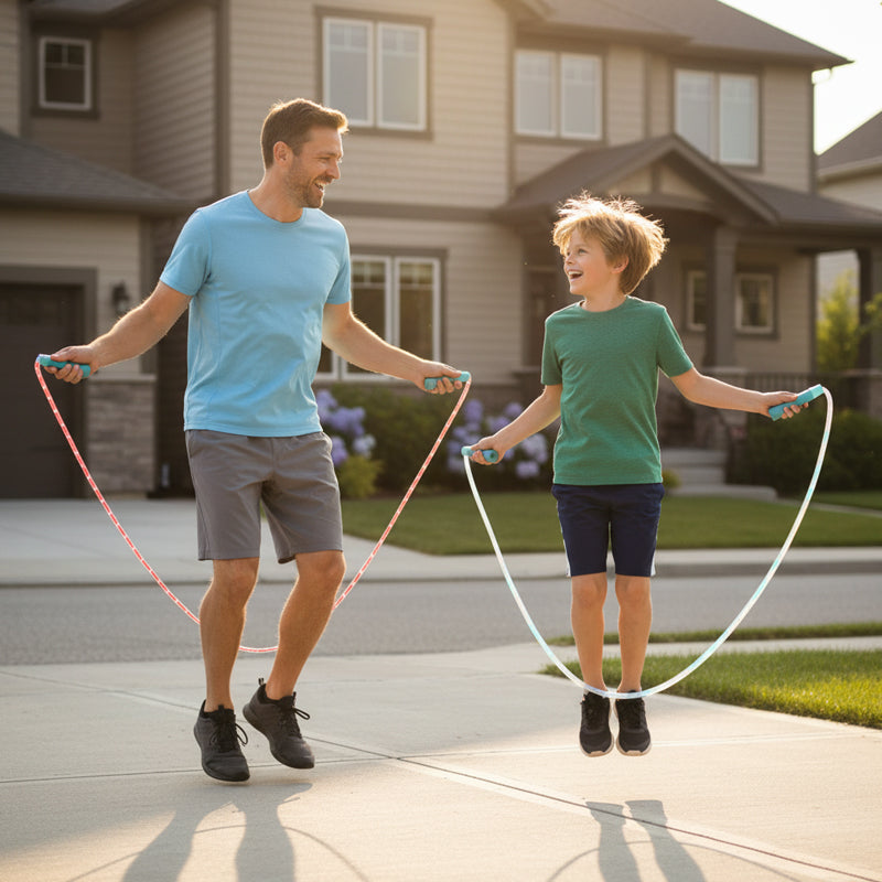 ⏳Limited-time 50% off⏰LED Jump Rope for Kids – Cool Light Show, Adjustable Length & Durable Design for Active Play 🌟