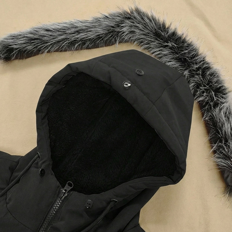⏳Limited-time 50% off⏰Men's Windproof Hooded Thermal Mid-Length Parka Jacket🪶🧥