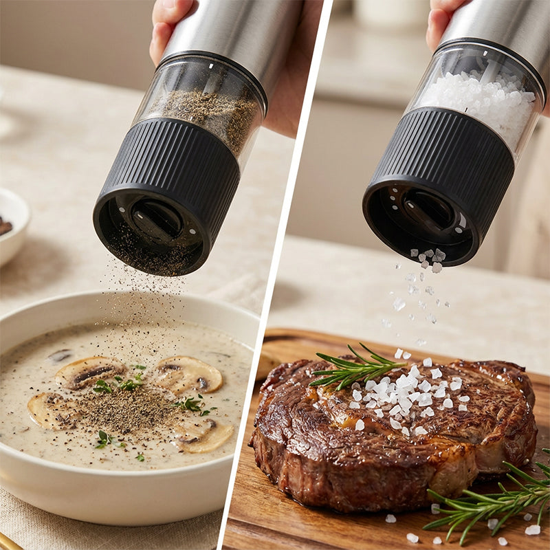 ⏳Limited-time 50% off⏰Electric Pepper & Salt Grinder Set⚡🧂