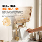 ⏳Limited-time 50% off⏰Drill-Free Wall-Mounted Pot Lid Organizer👩‍🍳