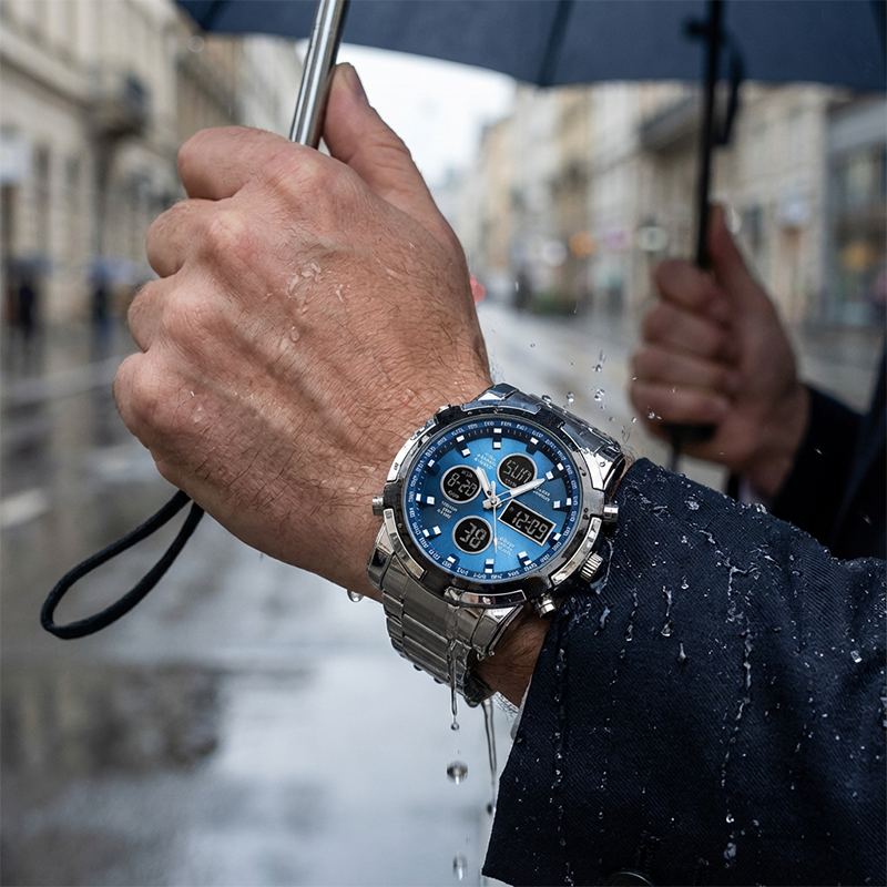 ⏳Limited-time 50% off⏰Men's Waterproof Military Analog-Digital Watches⌚