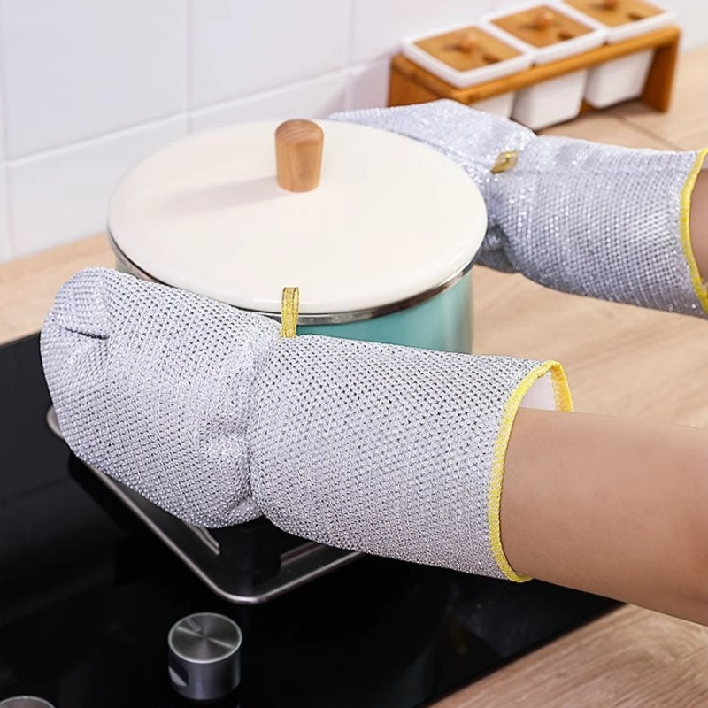 ⏳Limited-time 50% off⏰Multipurpose Non-Scratch Wire Dishwashing Gloves🧤