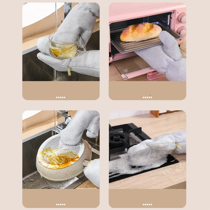 ⏳Limited-time 50% off⏰Multipurpose Non-Scratch Wire Dishwashing Gloves🧤