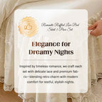 ⏳Limited-time 50% off⏰Romantic Ruffled Lace Bed Skirt 3-Piece Set🛌