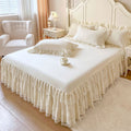 ⏳Limited-time 50% off⏰Romantic Ruffled Lace Bed Skirt 3-Piece Set🛌
