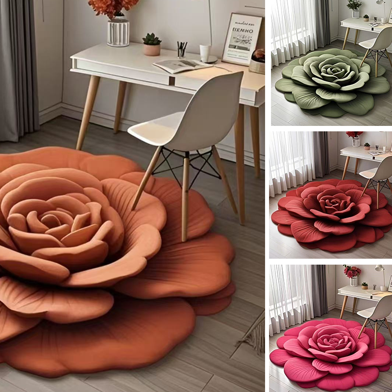 ⏳Limited-time 50% off⏰Floral Plush & Diatomaceous Earth Floor Mat🛁