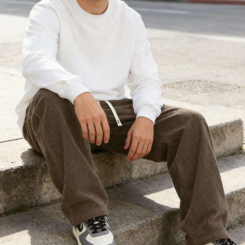 ⏳Limited-time 50% off⏰Men's Loose-Fit Drawstring Pants with Pockets👖