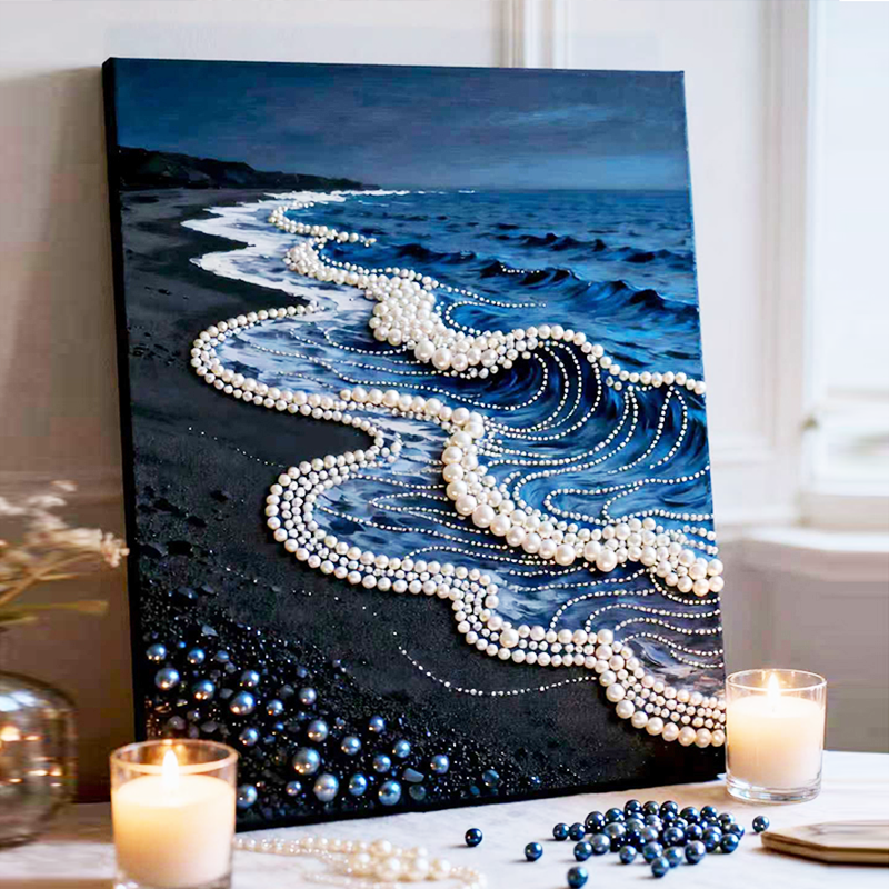 ⏳Limited-time 50% off⏰DIY 3D Plastic Pearl Painting Kit🖼️