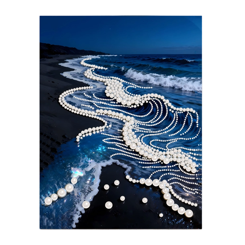 ⏳Limited-time 50% off⏰DIY 3D Plastic Pearl Painting Kit🖼️