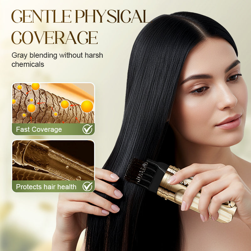 ⏳Limited-time 50% off⏰2-in-1 Convenient Hair Dye Comb For Gray Hair🌿🧴