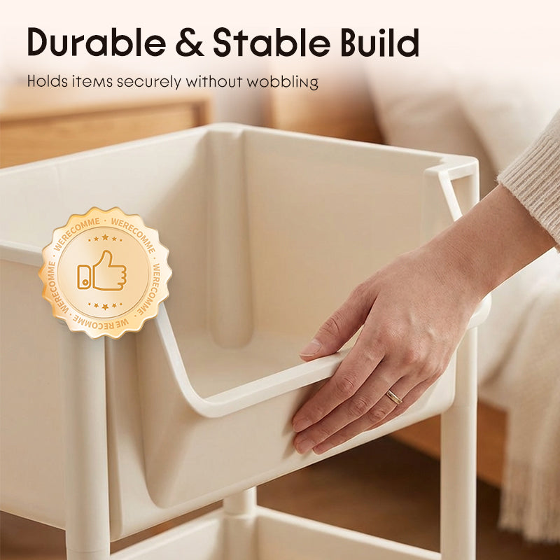 ⏳Limited-time 50% off⏰Multi-Tier Rolling Storage Cart for Narrow Spaces🗄️