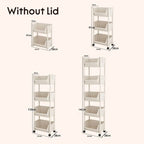 ⏳Limited-time 50% off⏰Multi-Tier Rolling Storage Cart for Narrow Spaces🗄️