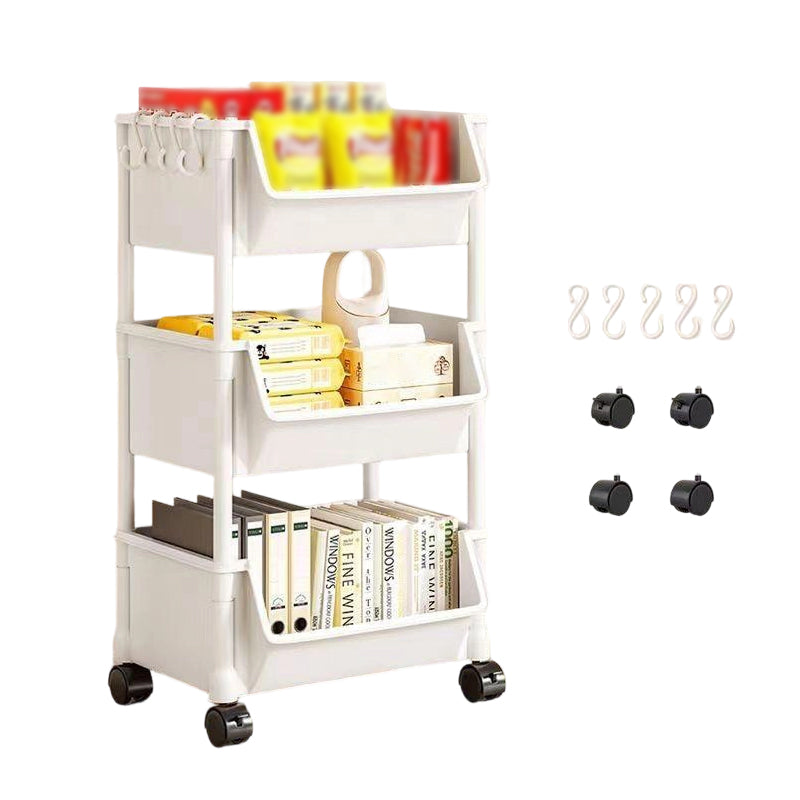 ⏳Limited-time 50% off⏰Multi-Tier Rolling Storage Cart for Narrow Spaces🗄️