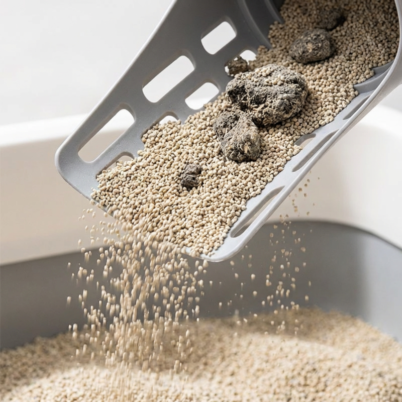 ⏳Limited-time 50% off⏰Cat Litter Scoop with Trash Can🐱💩🗑️