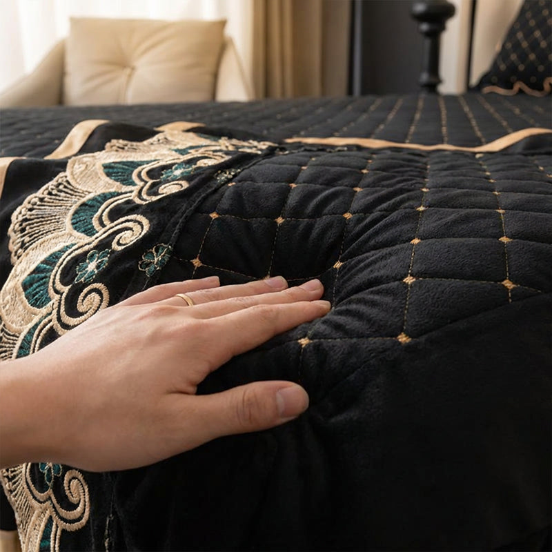 ⏳Limited-time 50% off⏰Ruffled Bed Sheet Skirt / Pillowcases🛏️